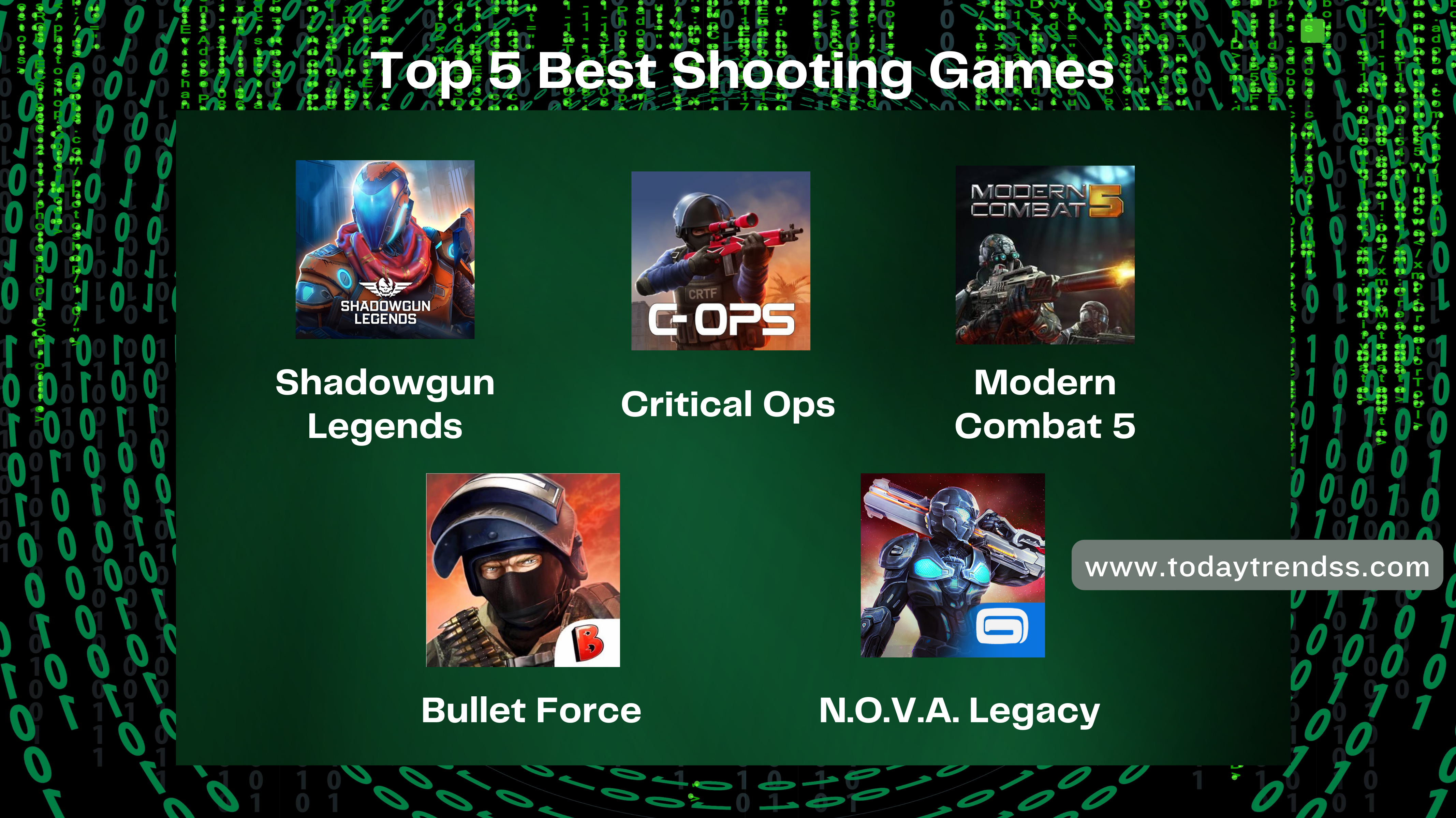 best shooting games